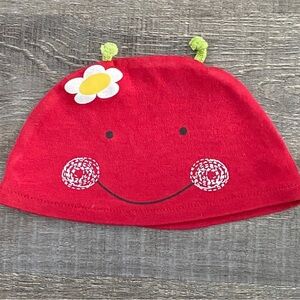 💞 Baby One Size Red Ladybug Hat